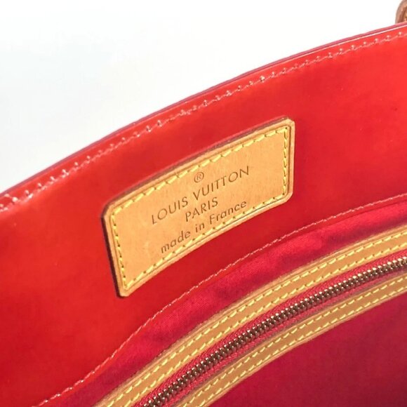 LOUIS VUITTON M91084 MonogramVernis Reed GM Bag Tote Bag Shoulder Bag - Picture 6 of 14